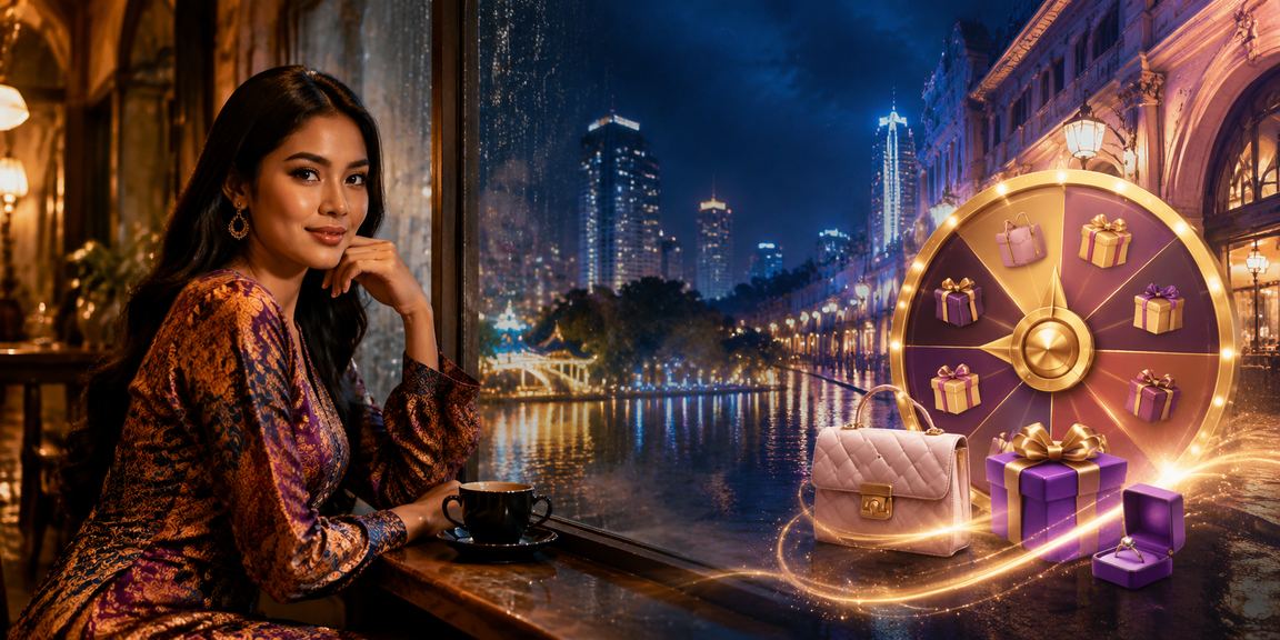 Suasana hiburan dan cabutan bertuah bergaya batik Malaysia melalui platform 45000